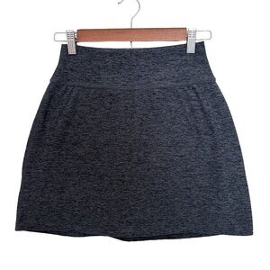 Beyond Yoga Spacedye Move It High-Waist Skort – Charcoal Heather 🖤